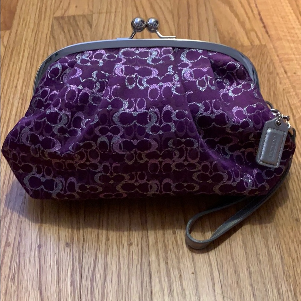 Coach wristlet with matching coin purse